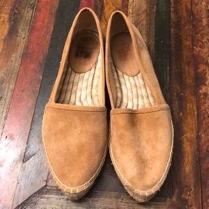 Frye Suede Espadrilles - well worn
